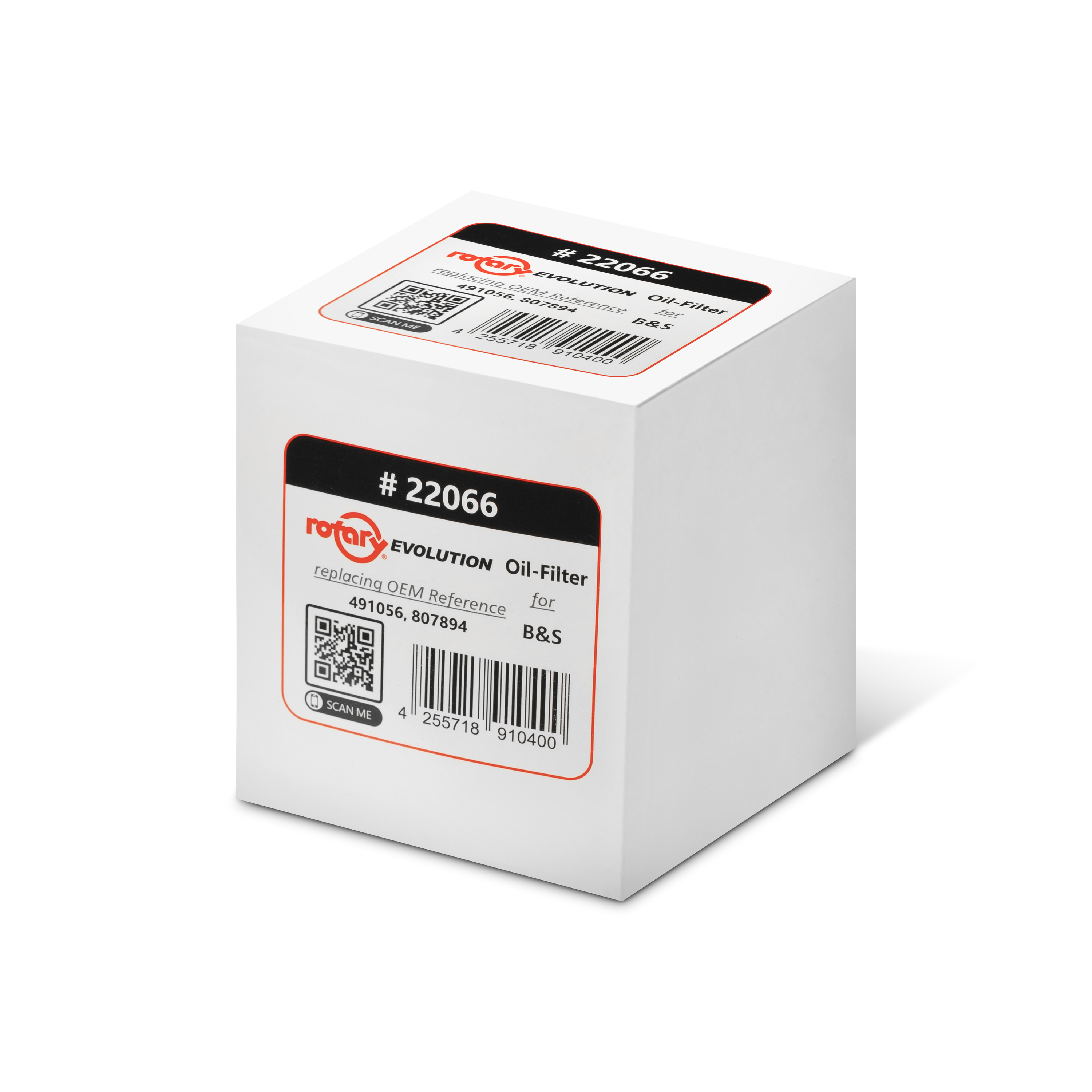 22066-OIL FILTER FOR B&S, BOBCAT, JOHN DEERE, HUSQVARNA, KOHLER