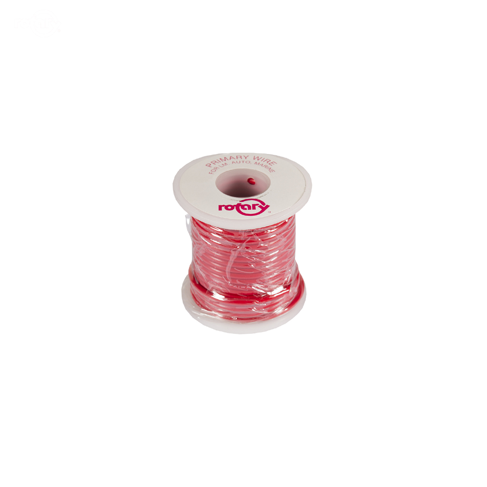 6815-PRIMARY WIRE RED 16 AWG 100'