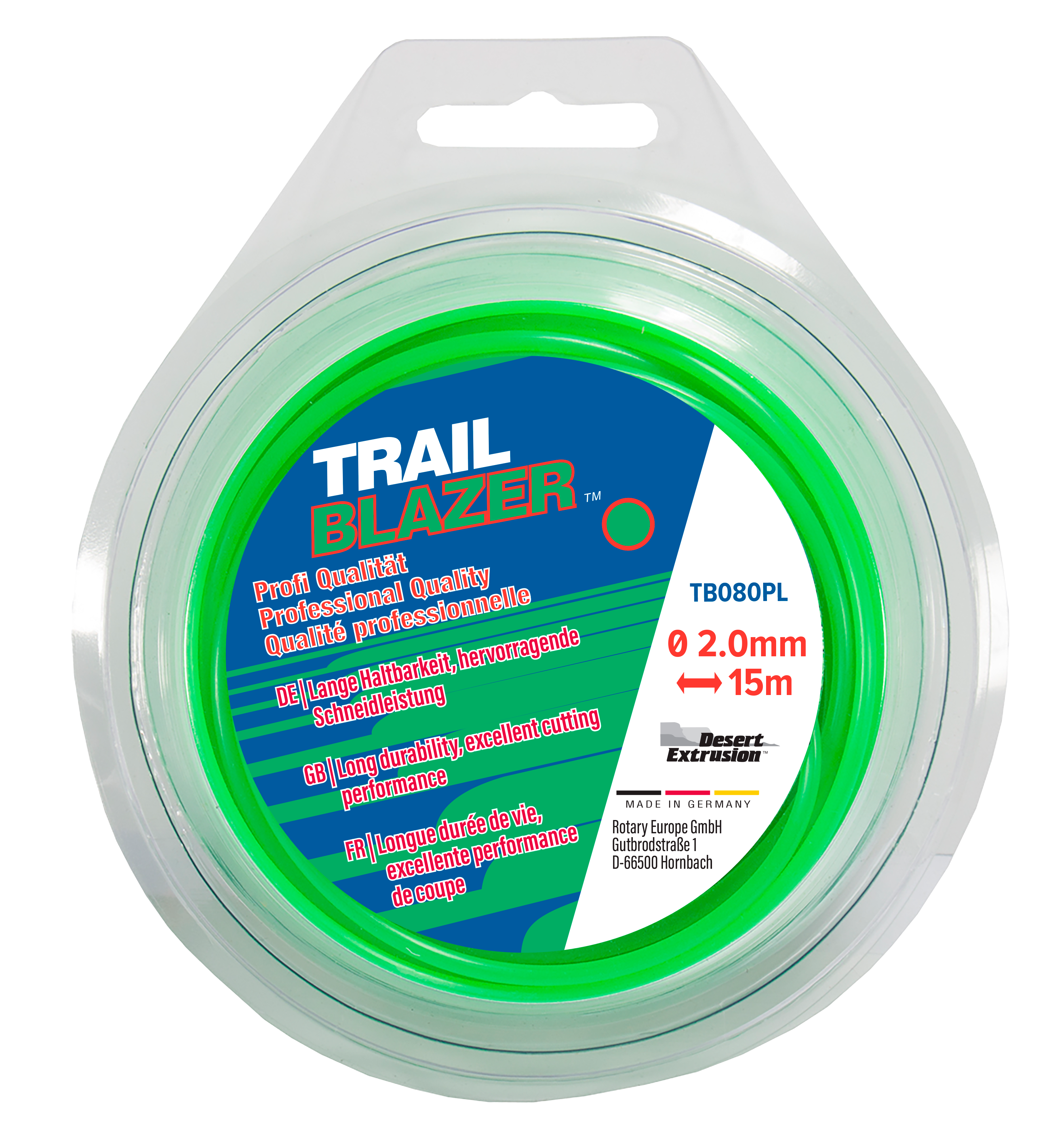TB080PL-12-TRAILBLAZER .080"/2.0MM 50' LOOP - ROUND SHAPE LINE *DISCONTINUED - STOCKSALE*