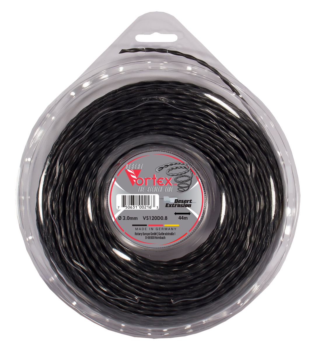 VS120D0.8-12-VORTEX .120"/3.0MM LARGE DONUT - SPIRAL SHAPE LINE