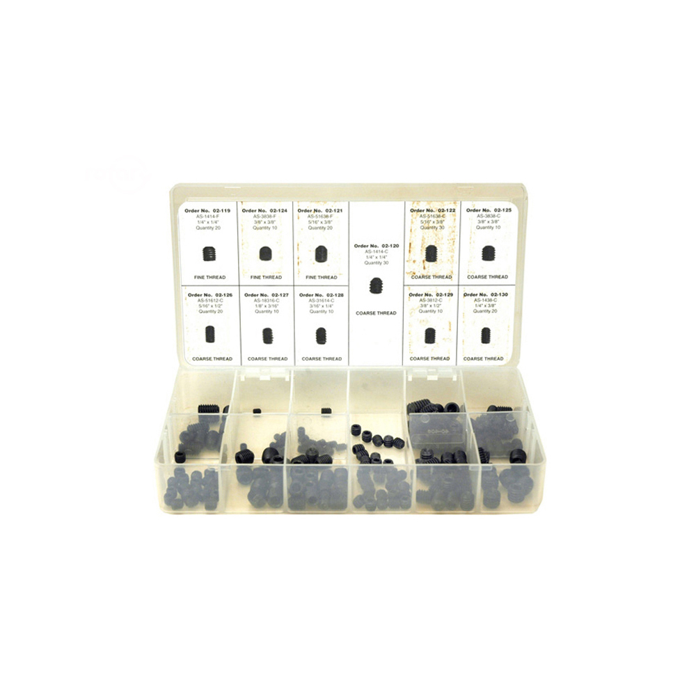 10-ALLEN SET SCREW ASST