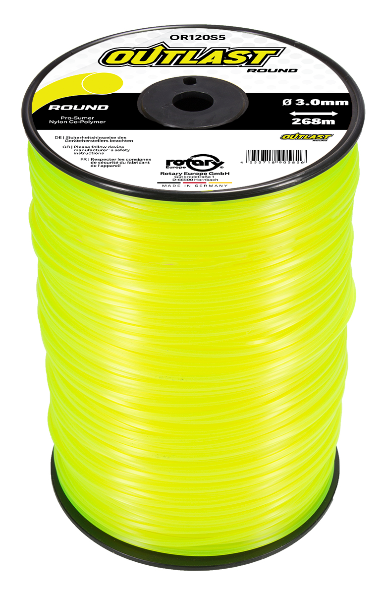OR120S5-6-OUTLAST .120"/3.0MM LARGE SPOOL - ROUND SHAPE