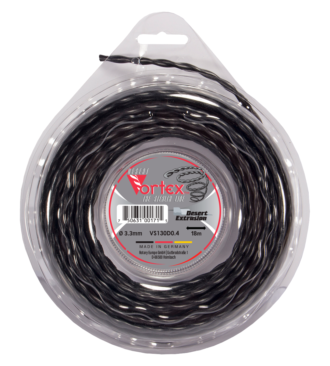 VS130D0.4-12-VORTEX .130"/3.3MM SMALL DONUT - SPIRAL SHAPE LINE