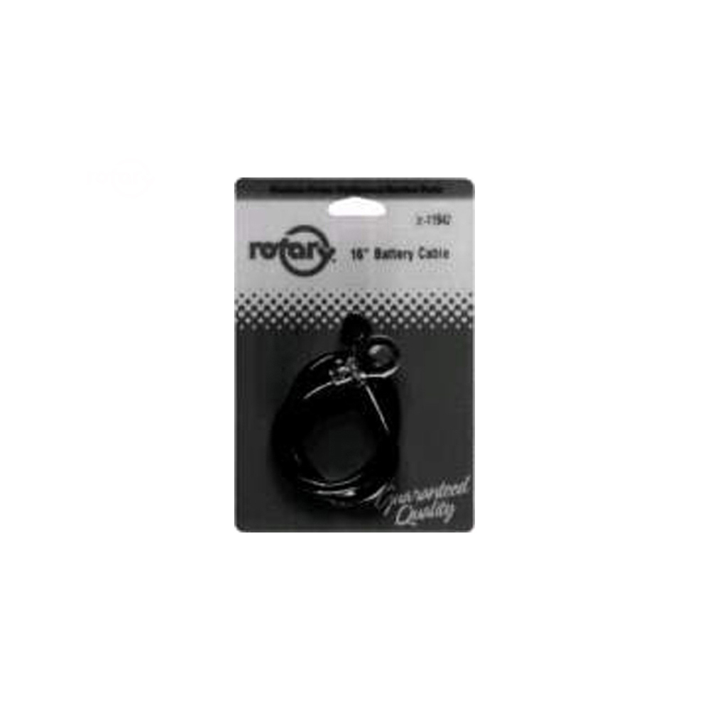 11942-BATTERY CABLE 16" BLACK *DISCONTINUED - STOCKSALE*
