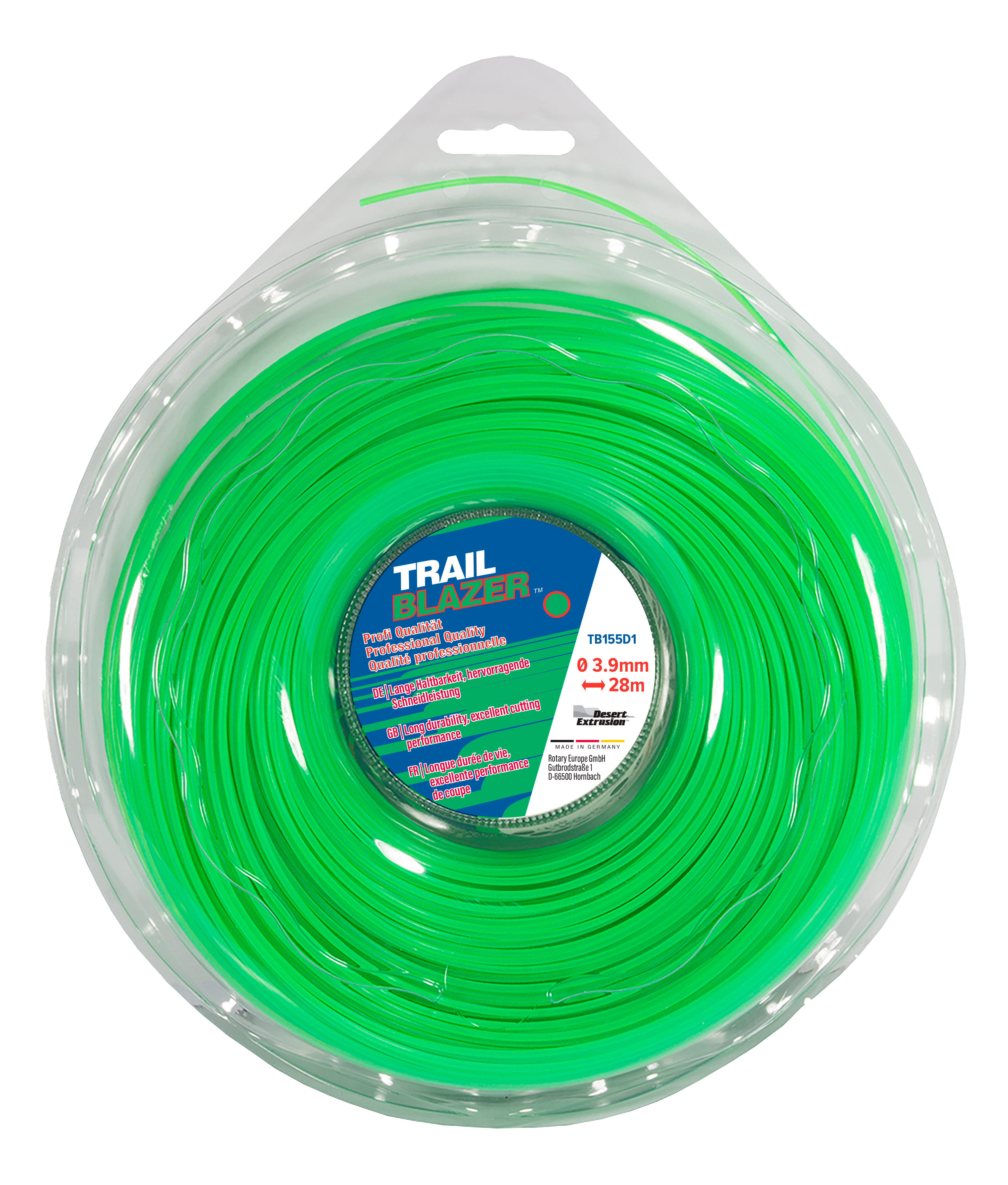 TB155D1-12-TRAILBLAZER .155"/3.9MM 1LB DONUT - ROUND SHAPE LINE *DISCONTINUED - STOCKSALE*