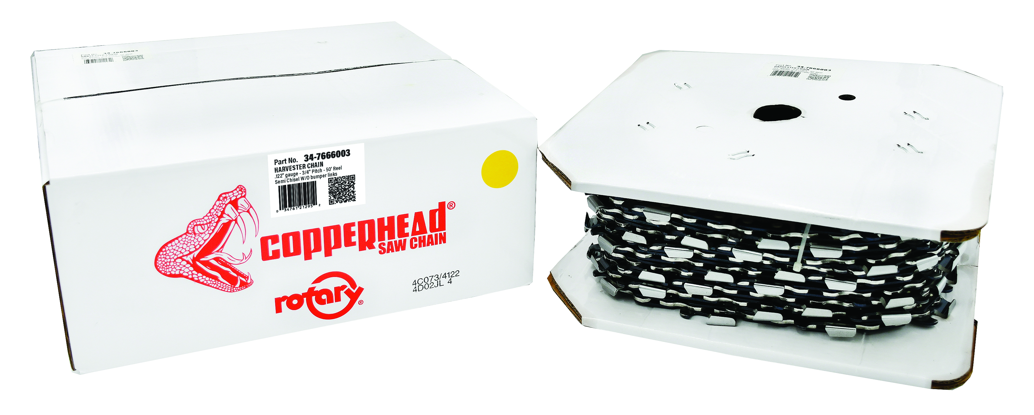 7666003-3/4" 50' REEL HARVESTER CHAIN