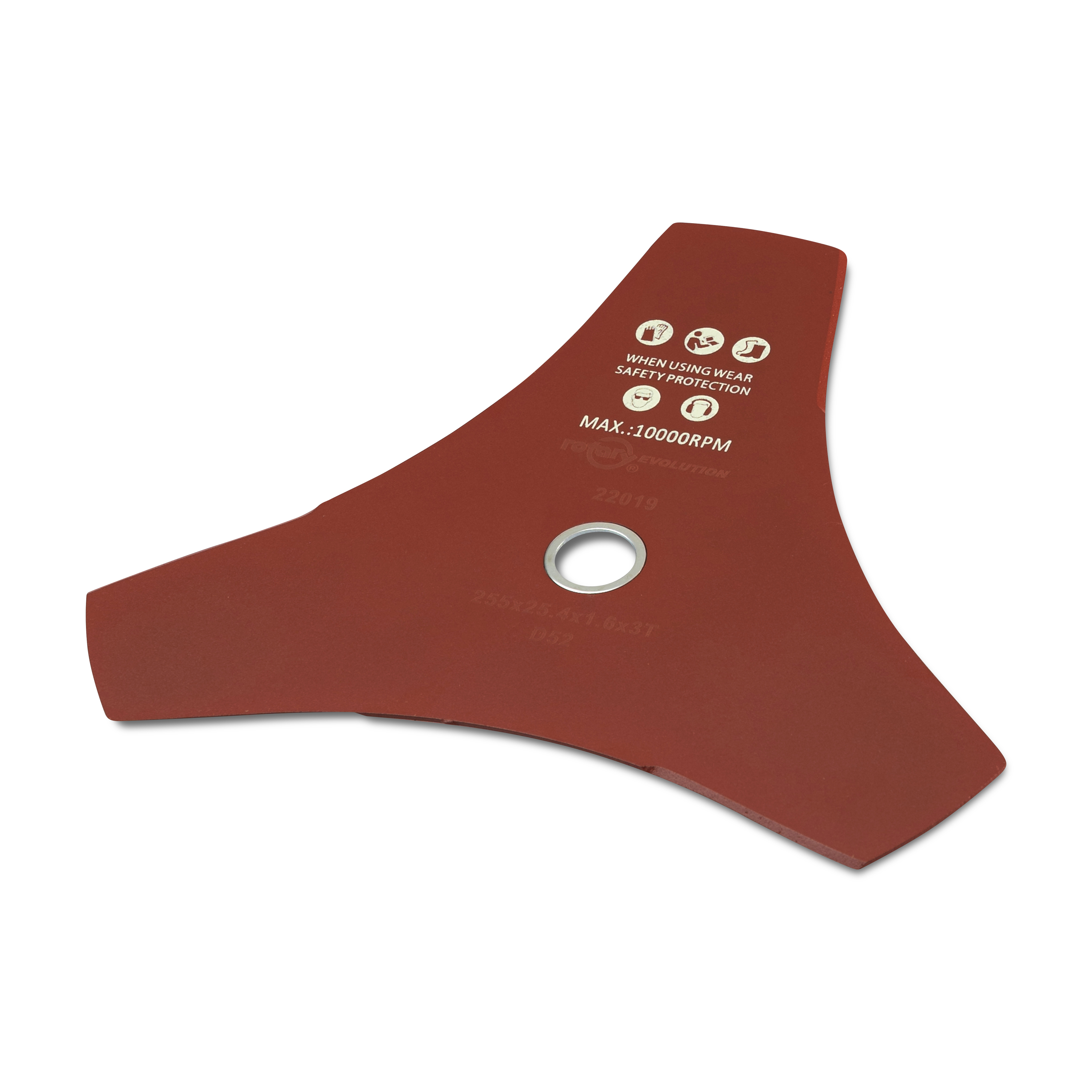 22019-UNIVERSAL BRUSHCUTTER BLADE 3-TOOTHED, FLAT - JAPANESE DESIGN